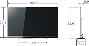 仕様表/58V型M510X｜テレビ｜REGZA：東芝