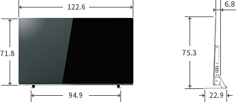 仕様表/55V型X8400｜テレビ｜REGZA：東芝