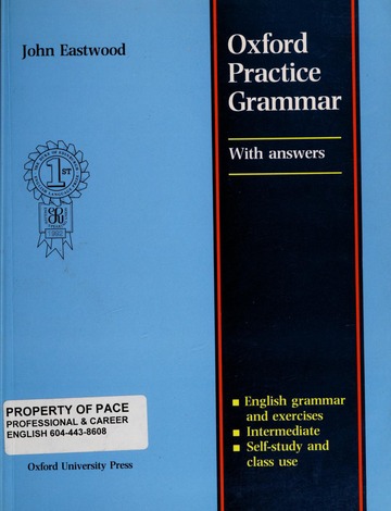 Oxford practice grammar : with answers : Eastwood, John, 1945