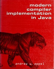 Modern compiler implementation in Java : Andrew W. Appel : Free