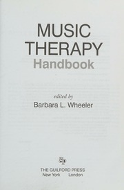 Music therapy handbook : Free Download, Borrow, and Streaming