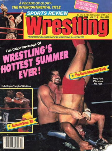 Sports Review Wrestling, 1989-12 : G.C. London Publishing Corp