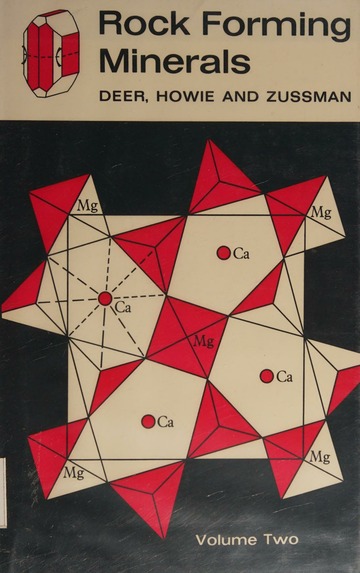 Rock Forming Minerals. Vol. 2 Chain silicates : W. A. Deer : Free