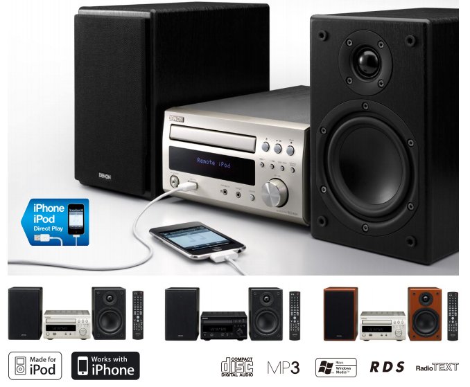 Denon RCD-M38+SC-M37 Zestaw stereo (miniwieża)