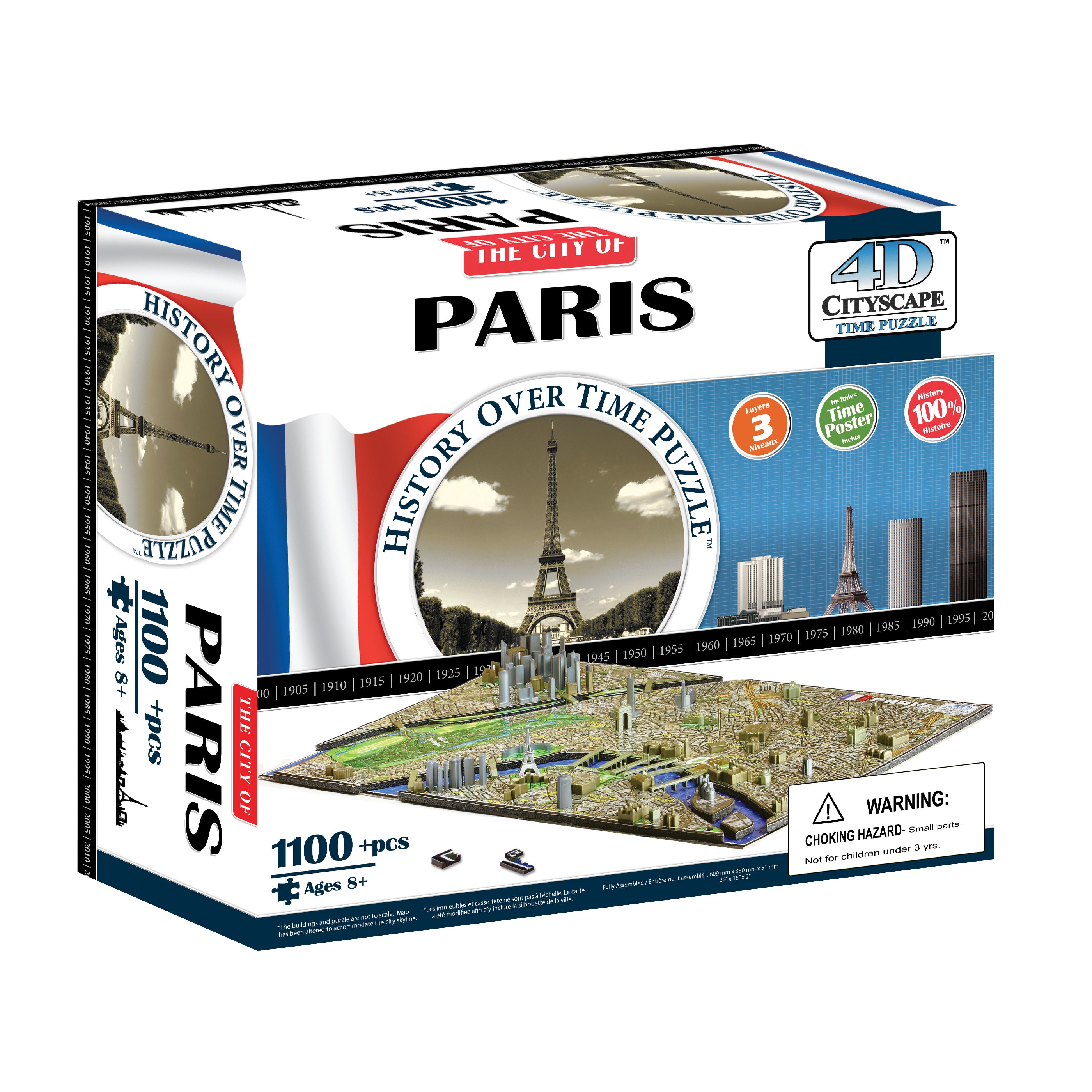 4D Cityscape Time Puzzle - Paris, France | AreYouGame – AreYouGame.com