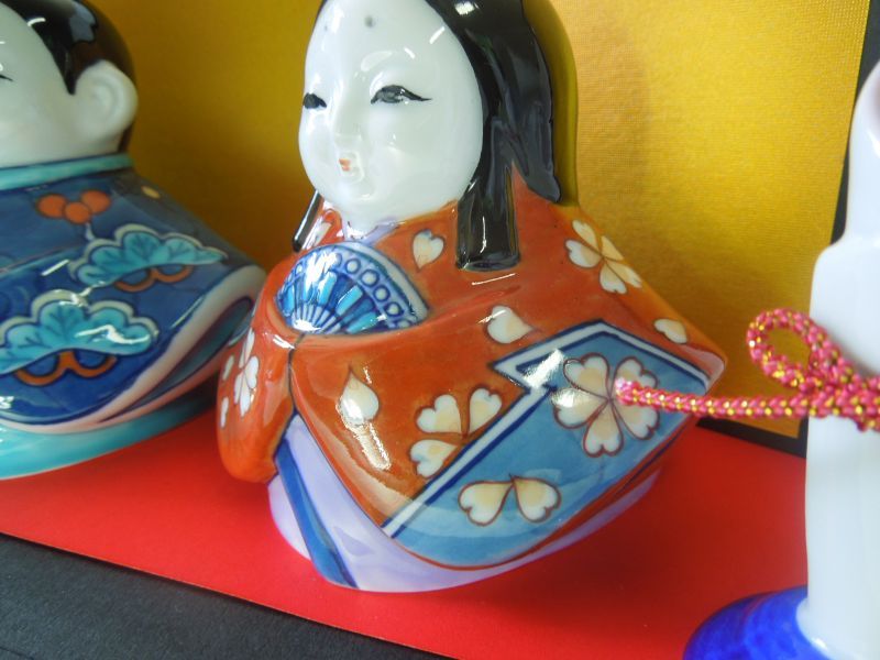 有田焼 節句】 初節句のお祝いに、焼き物のひな人形・かぶと・雛陶板