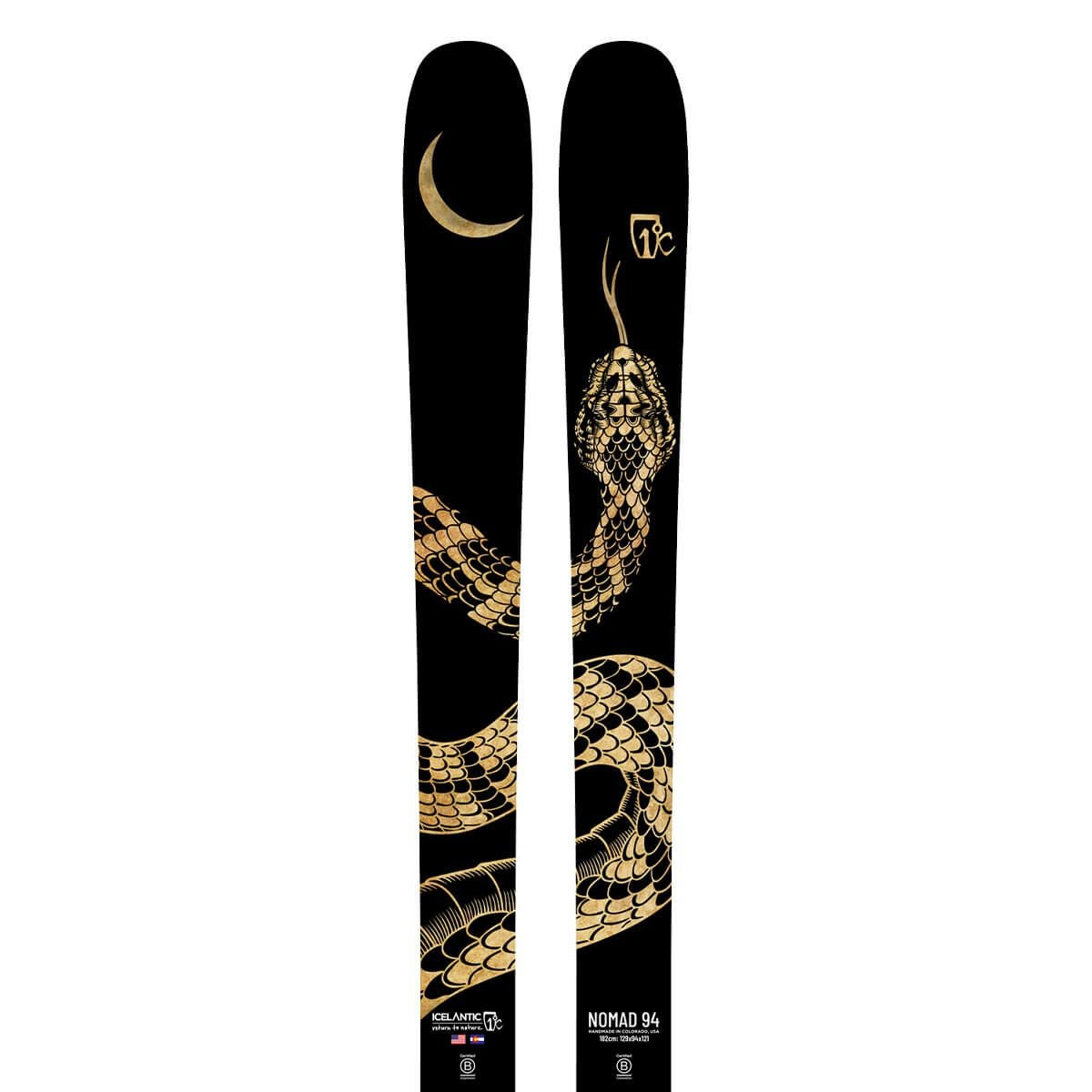 アイスランティック ICELANTIC NOMAD 94 ノマド94 スキー板 単品 2024