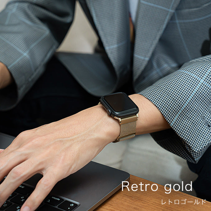 アップルウォッチ バンド Apple watch band ミラネーゼループ メッシュ