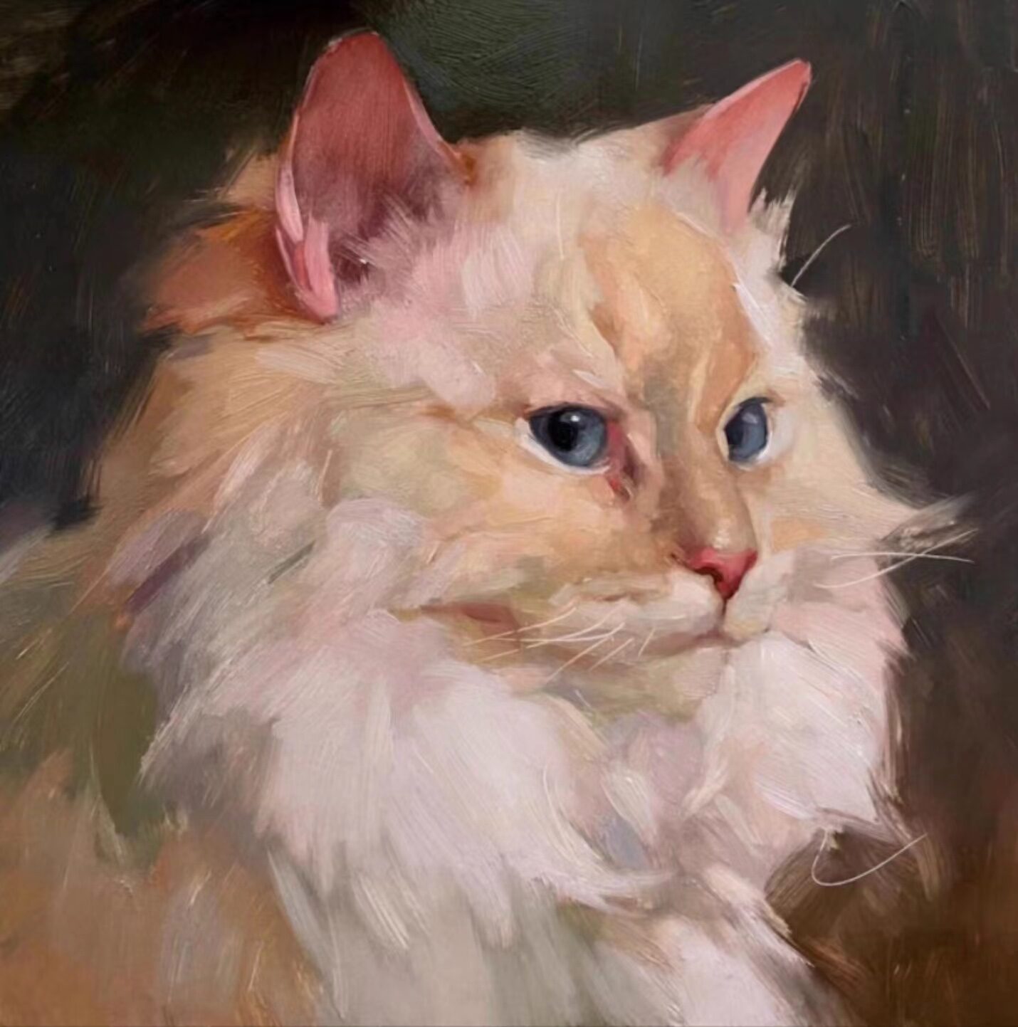 油絵の猫 | Libli-Art