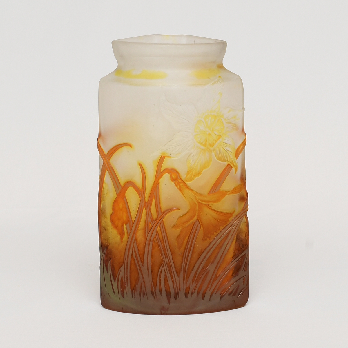 エミール・ガレ『 黄水仙文花瓶【お問い合わせください】』 | ガラス