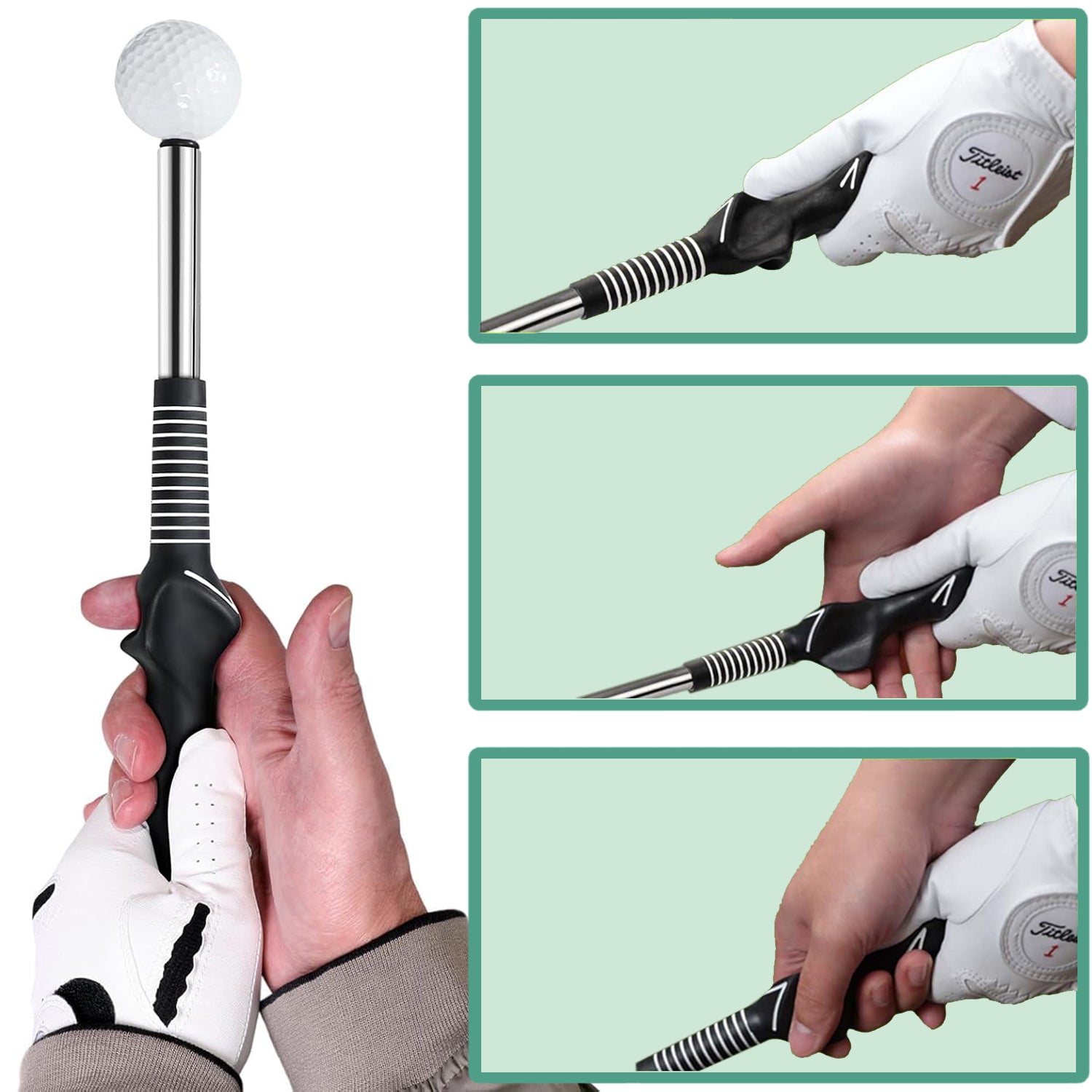 Flexible Telescopic Golf Swing Trainer | Portable Swing Practice