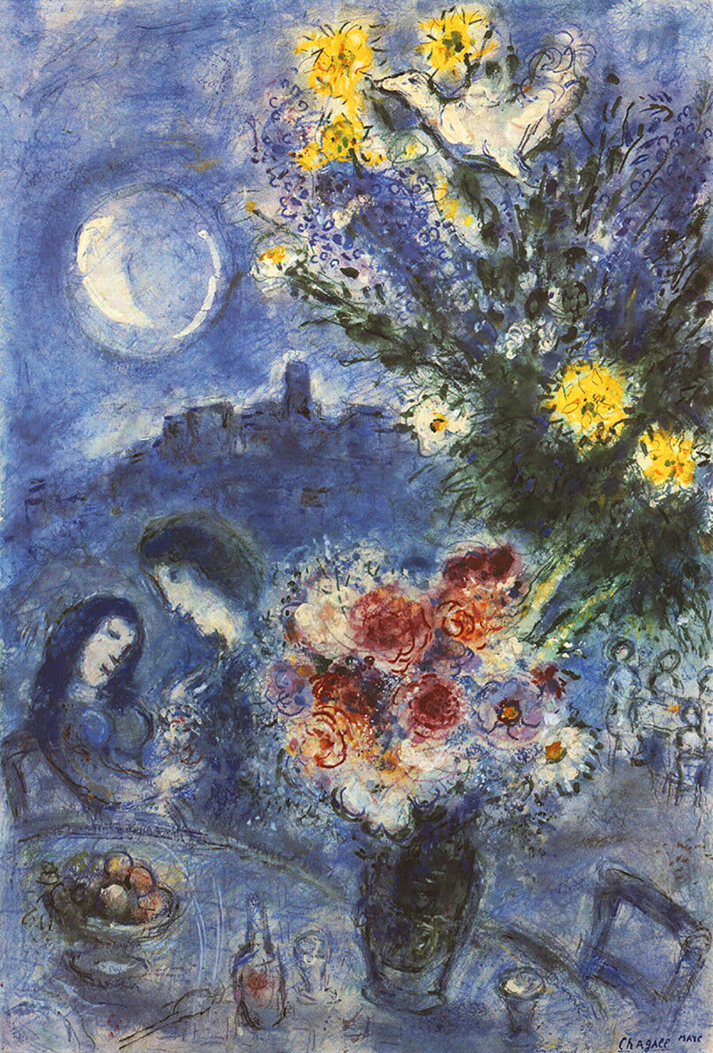 Marc Chagall, Souvenir d'une soirée - Kunstgalerie Art-ETC