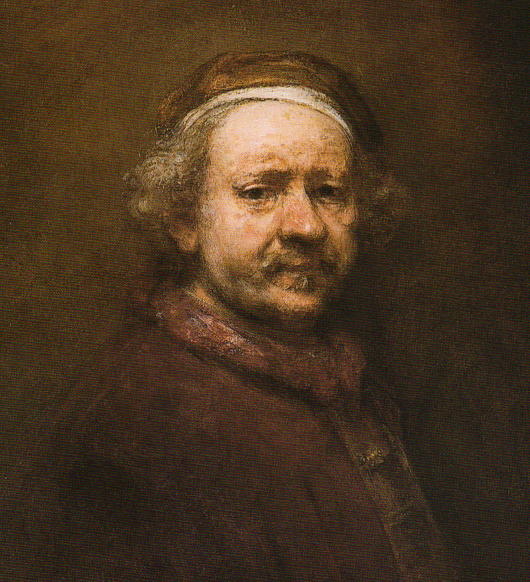 レンブラント自画像 西洋絵画美術館