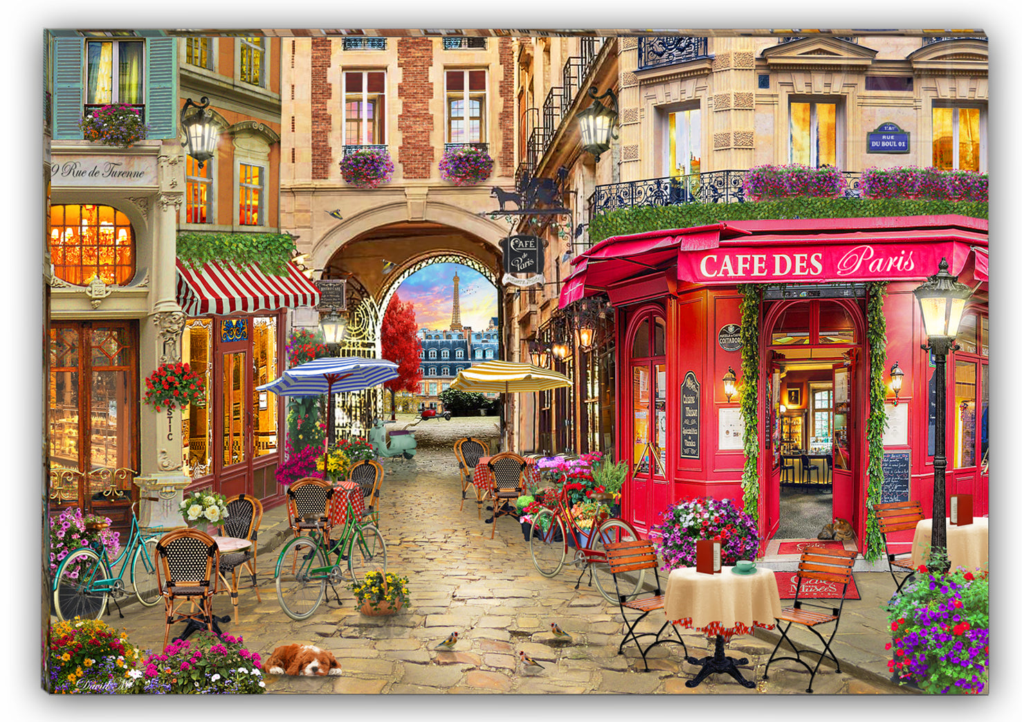 Cafe des Paris Order Options Here – Art of David Maclean
