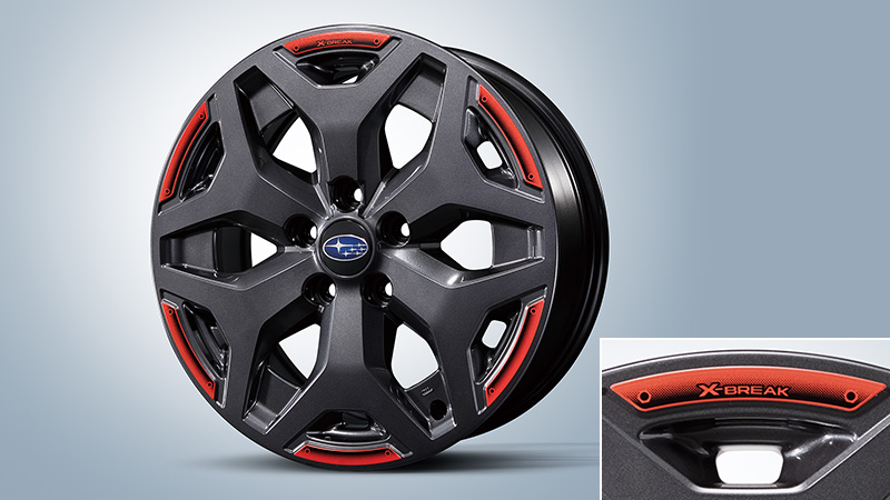 フォレスター・SK ホイールデカール レッドオレンジ が安い【スバル