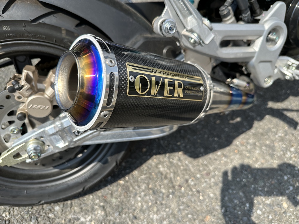 HONDA グロム OVER GP-PERFORMANCEマフラー交換（千葉県松戸市・柏市