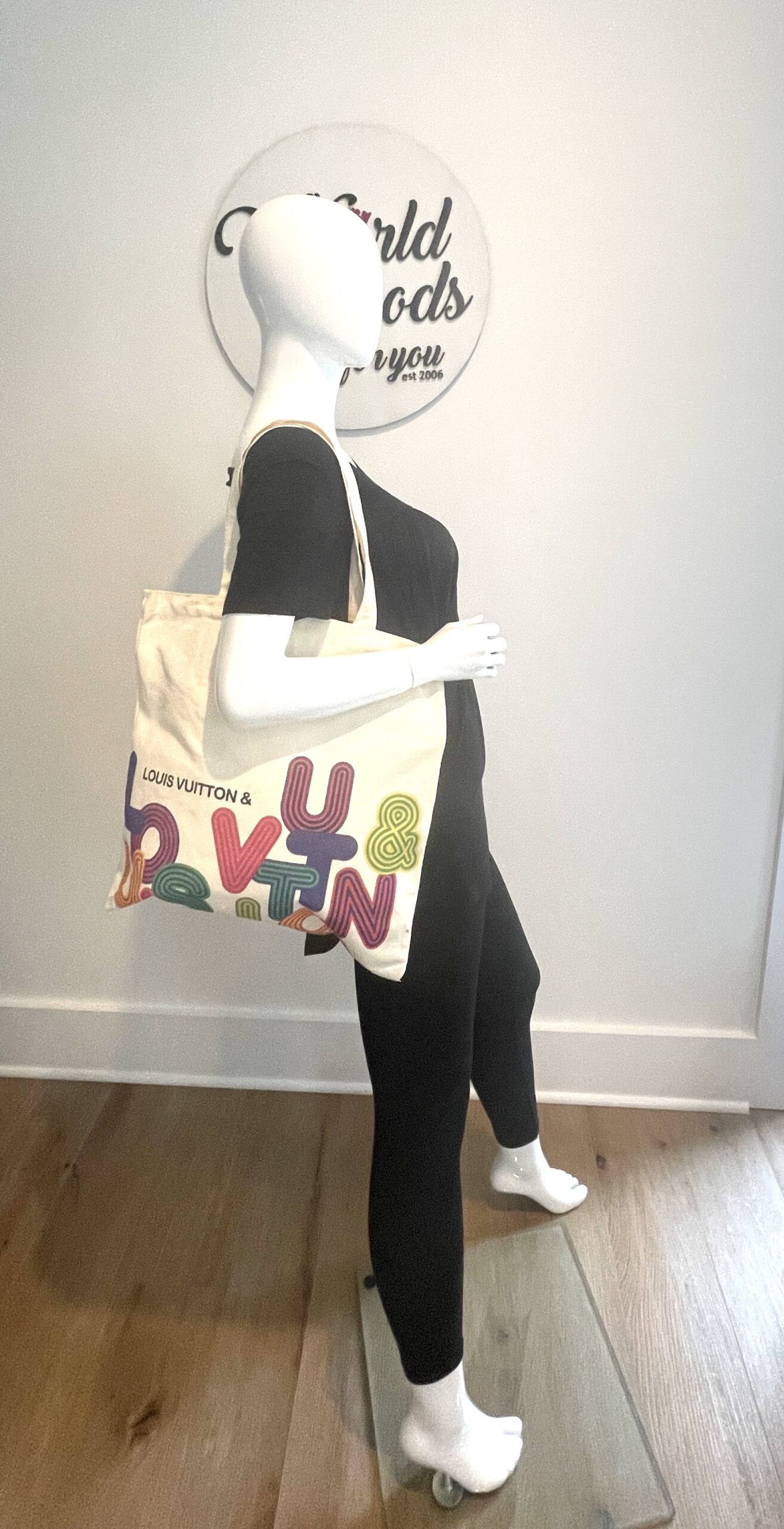 Louis Vuitton and Shenzhen 2021 Eco Canvas Tote Bag Exhibition