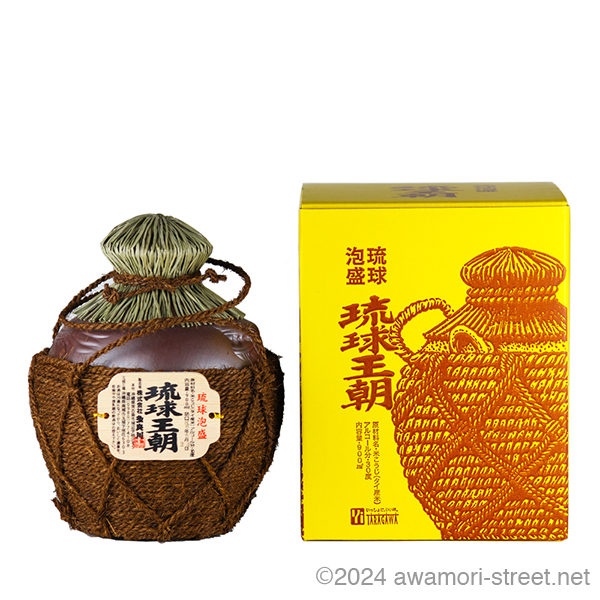 琉球王朝 一升縄巻き壺 30度,1800ml / 多良川 / 泡盛ストリート.net