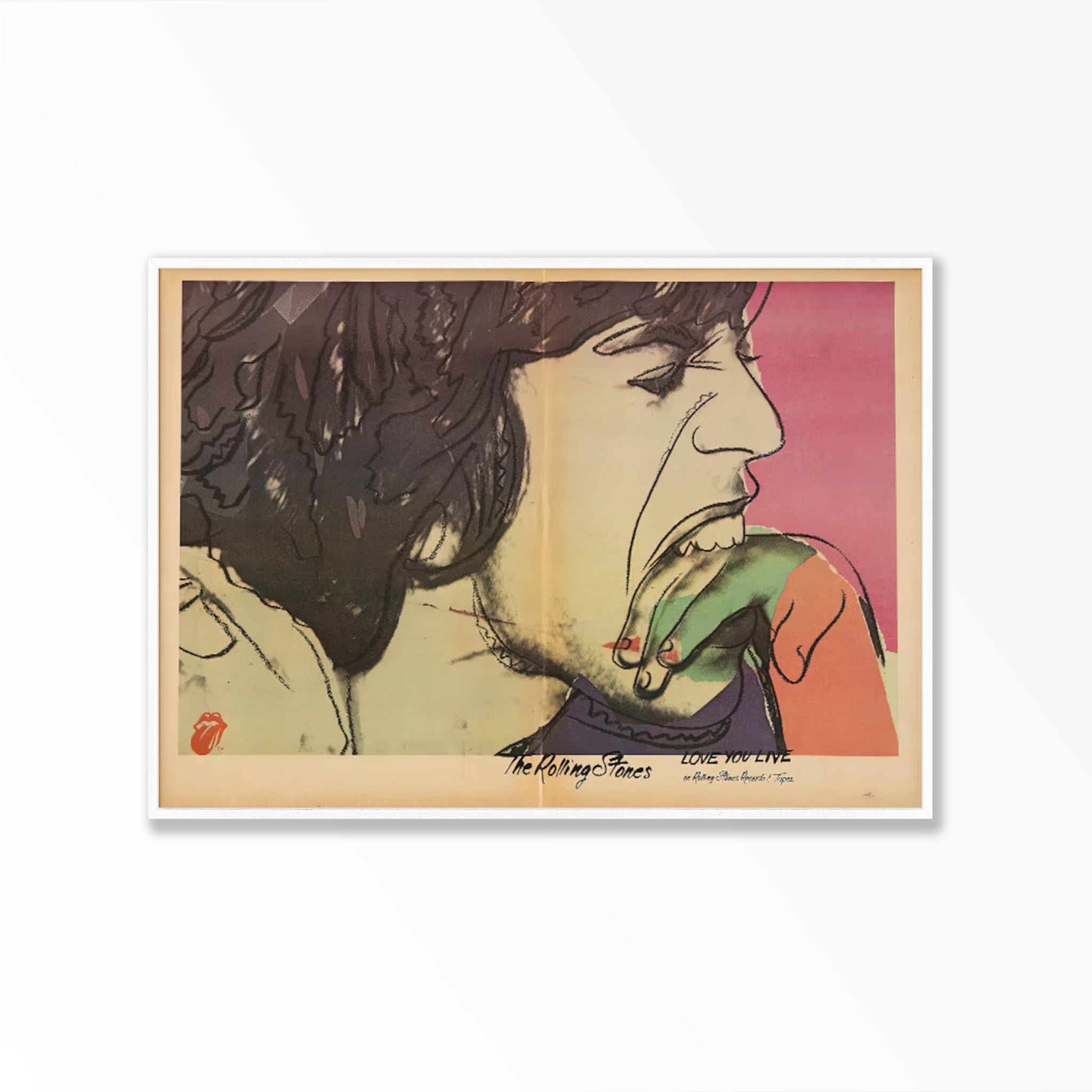 Mick Jagger by Andy Warhol – | Atollo Printshop