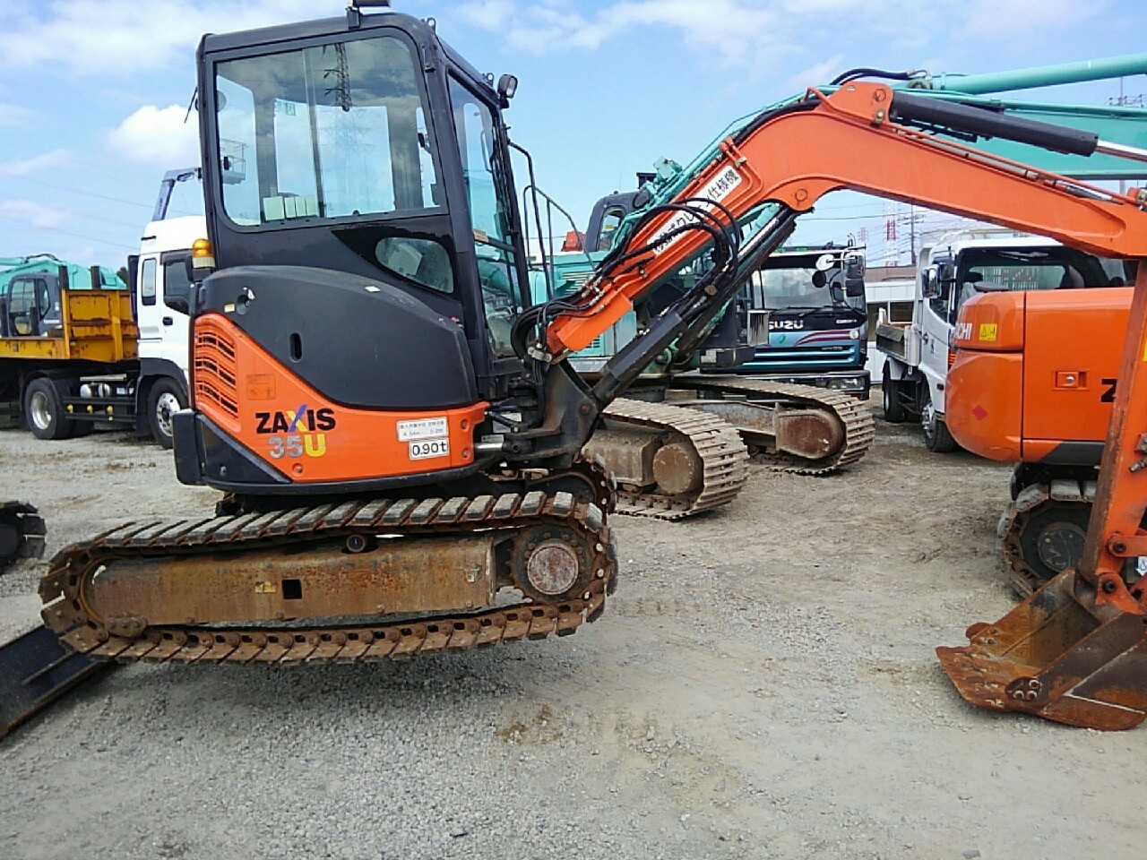 K32586】ZX35U-3 | ミニ油圧ショベル | 株式会社アタッチリンク