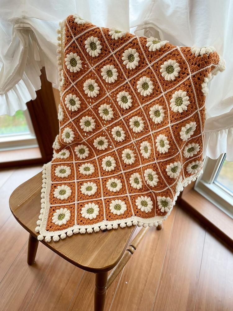 マーガレットのカラーオーダーブランケット by pepe & bebe | JAPAN