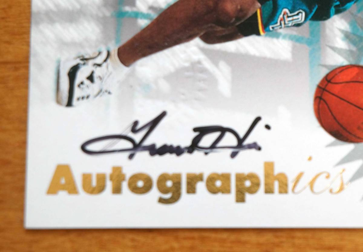 グラントヒル 直筆サイン レデ skybox エメラルド NBAカード グラント
