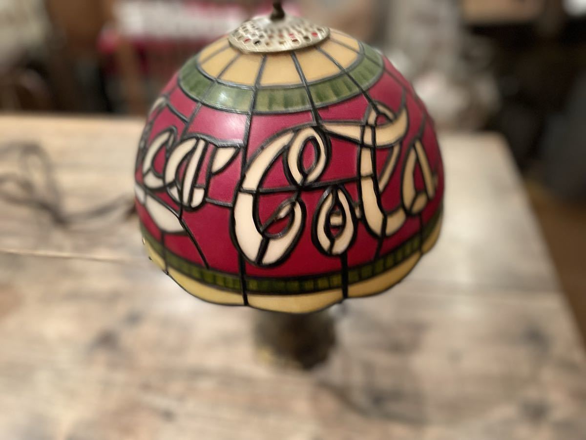 ビンテージ コカコーラ ティファニースタイル ライト＆テレフォン