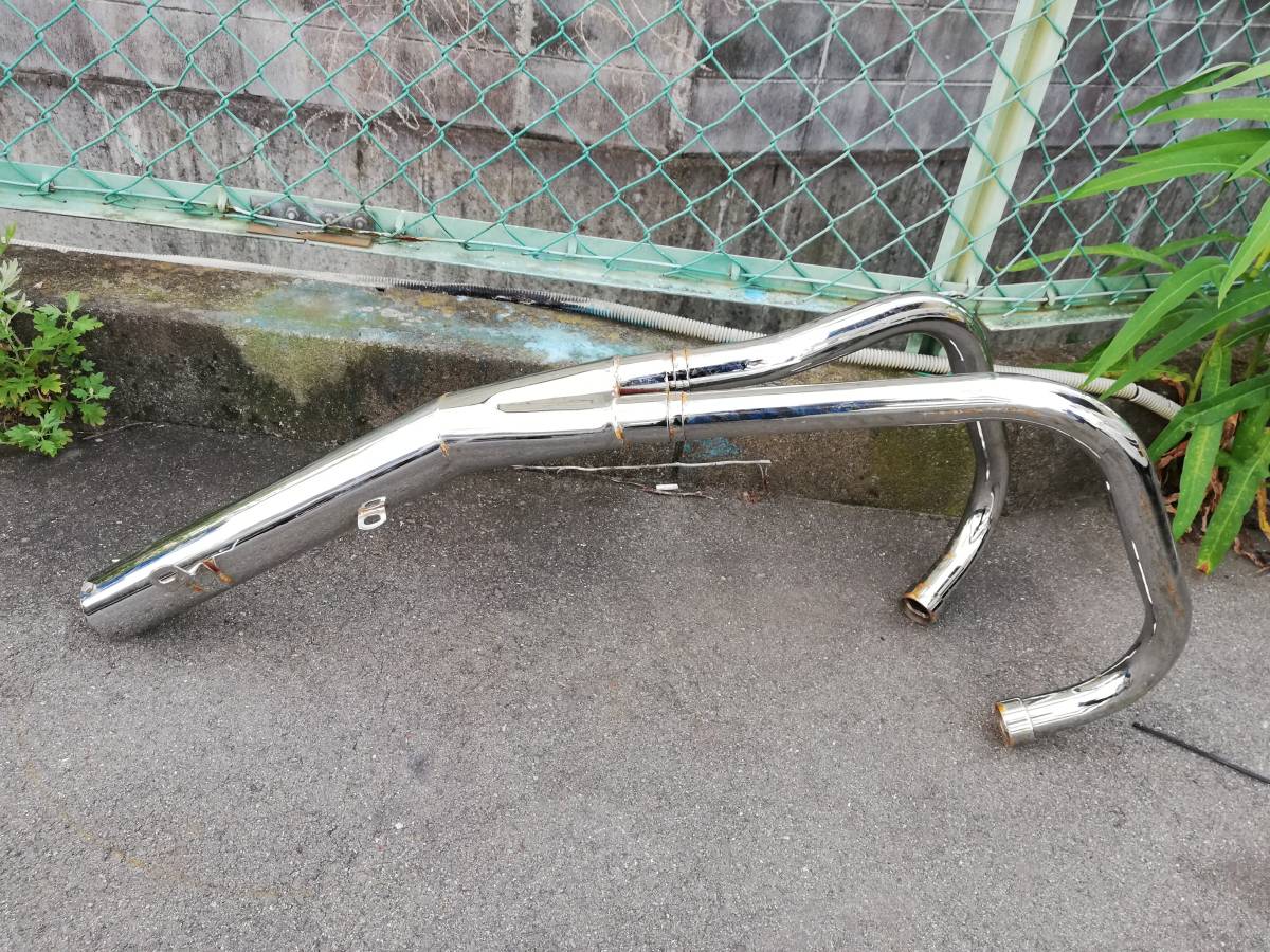 GS400⁄GS400E ヨシムラタイプメッキマフラー送料込み - メルカリ