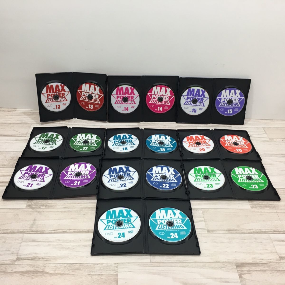 英会話教材 MAXPOWER LISTENING マックスパワーリスニング CD DVD 冊子