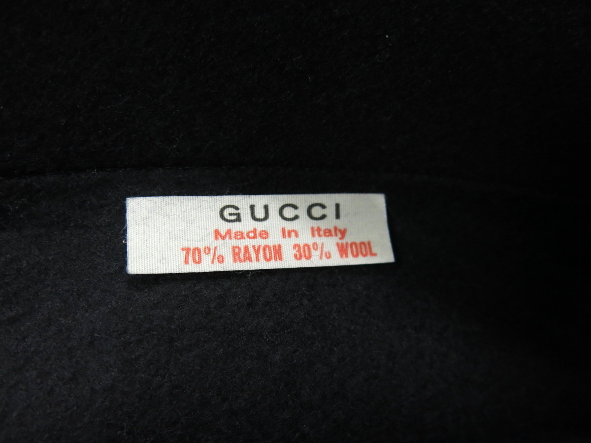 ○超美品○GUCCI オールド グッチ○フェルト カーフ レザー 本革