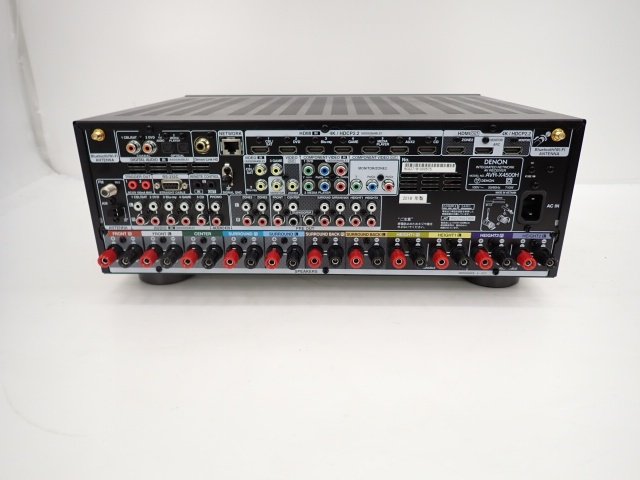 高額買取実施中!!】DENON 12ch ネットワークAVレシーバーアンプ AVR-X4500H