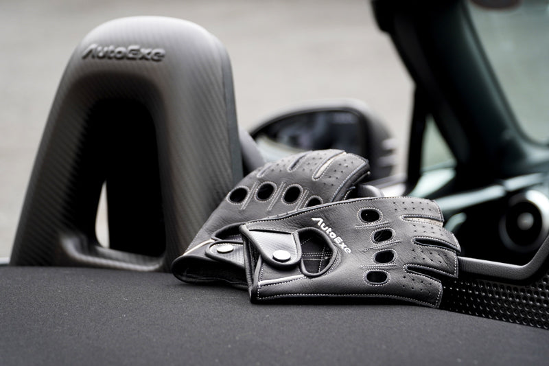 AutoExe × CACAZAN ドライビンググローブ ライトグレー | オートエクゼ