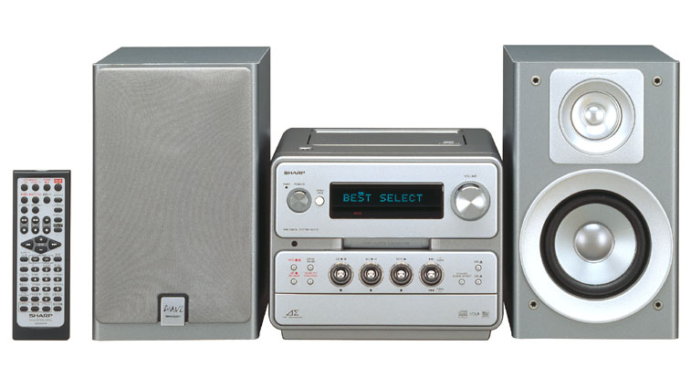 シャープ、5.6MHz 1ビットデジタルアンプ搭載のミニコンポ