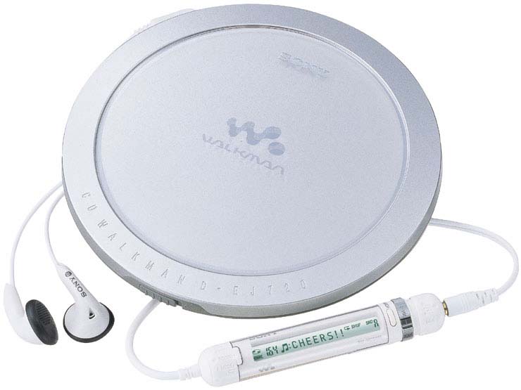 ソニー、ガム型充電池1本で動くCDウォークマン