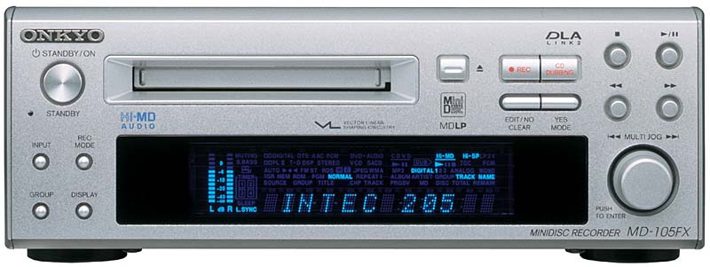 オンキヨー、INTEC 275/205などのHi-MD製品を発売延期
