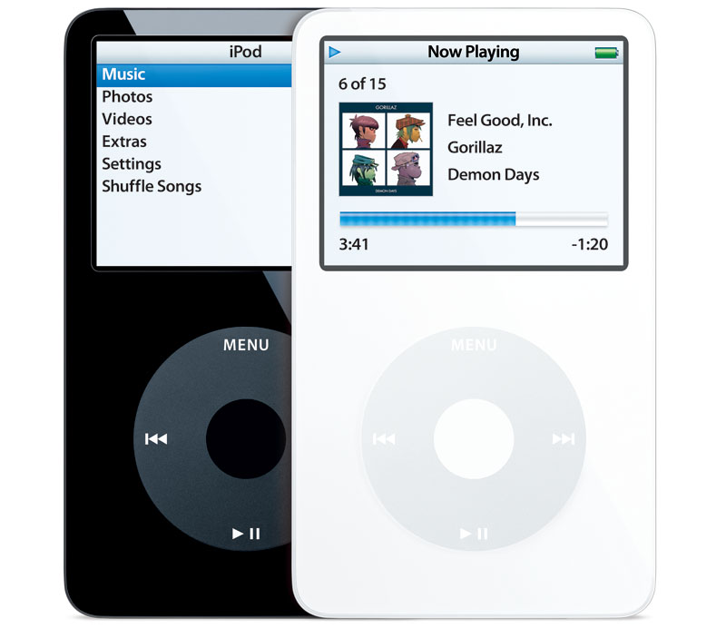 Apple、QVGA液晶搭載MPEG-4/H.264対応の新「iPod」