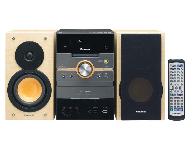 パイオニア、DivXやAAC再生に対応するDVDミニコンポ