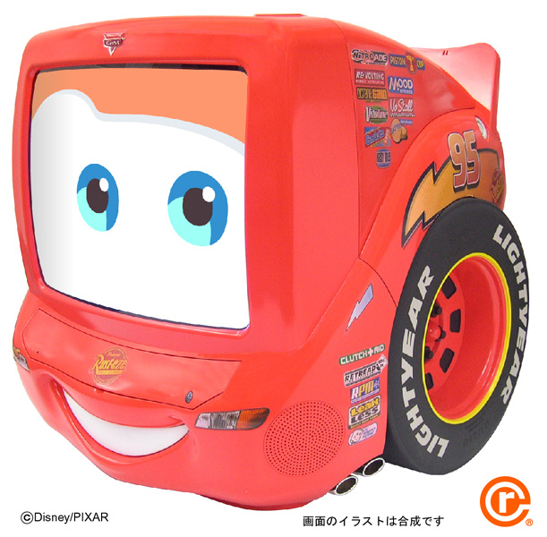 ラナ、「カーズ」デザインのDVDプレーヤー内蔵CRTテレビ