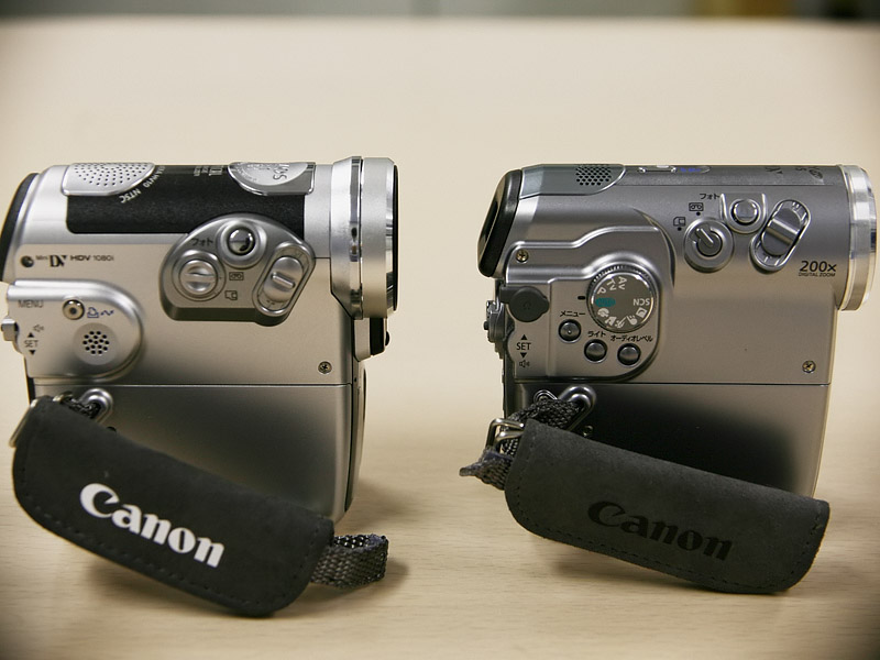 キヤノン、同社初の家庭用縦型HDVカメラ「iVIS HV10」