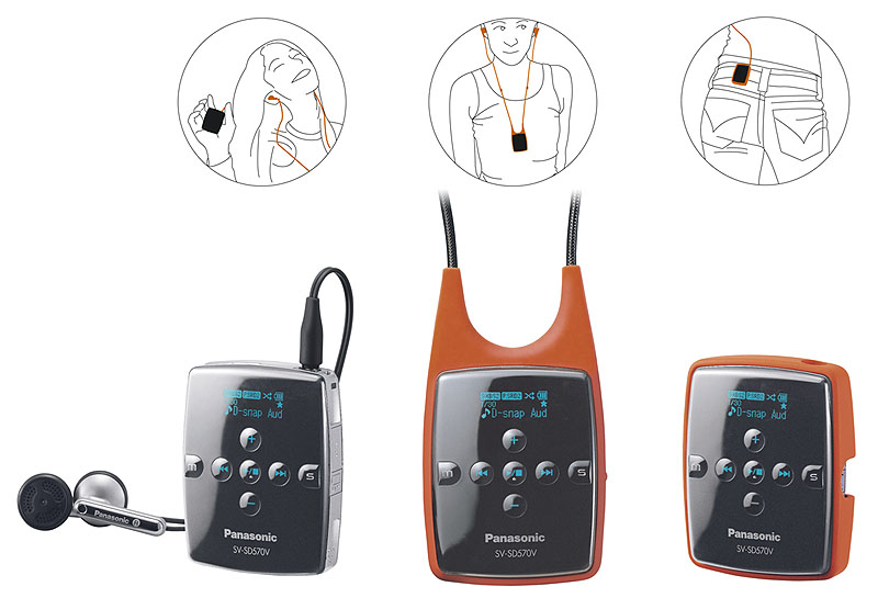 松下、SDカード採用「D-snap Audio」新モデル