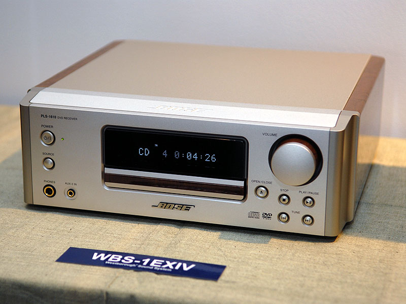 ボーズ、単品スピーカー「125」をセットにしたCD/DVDコンポ