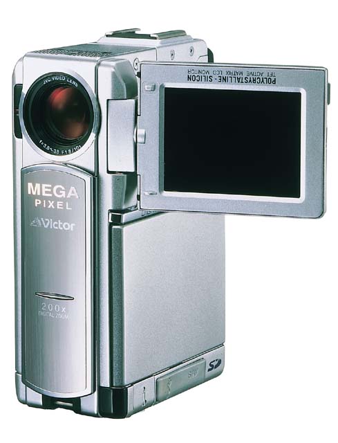 ビクター、フルフラットDVカメラの第3弾「GR-DVP9」