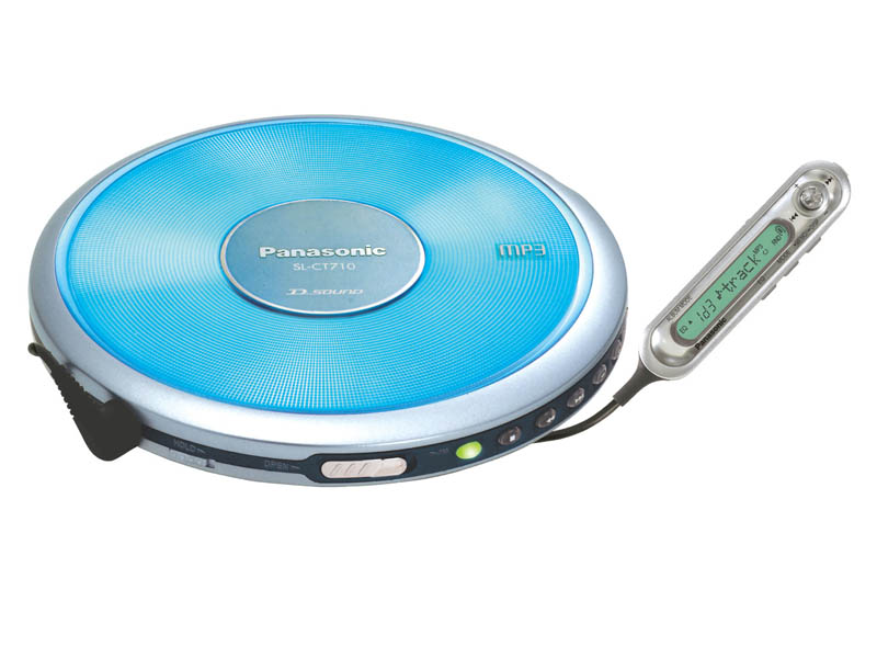 松下、デジタルアンプ採用のMP3対応ポータブルCDプレーヤー