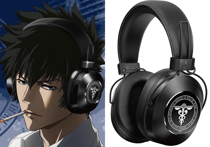 PSYCHO-PASSの“公安モデル”ワイヤレスヘッドフォン。パイオニア製 - AV