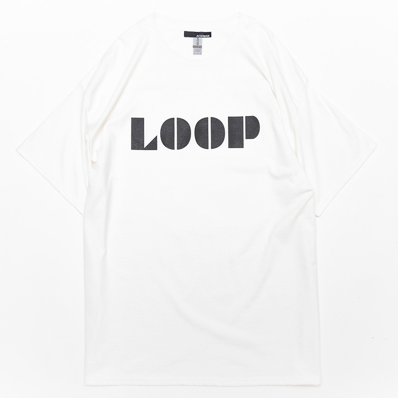 Loop 復刻ロゴ Tee（white） | ACIDMAN STORE