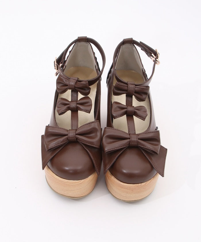 Triple Ribbon Shoes – axes femme from JAPAN