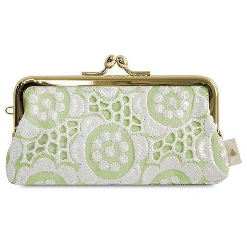 在庫商品】鏡付きがま口リップケース【ポリッシュレース】 [M便 1/4