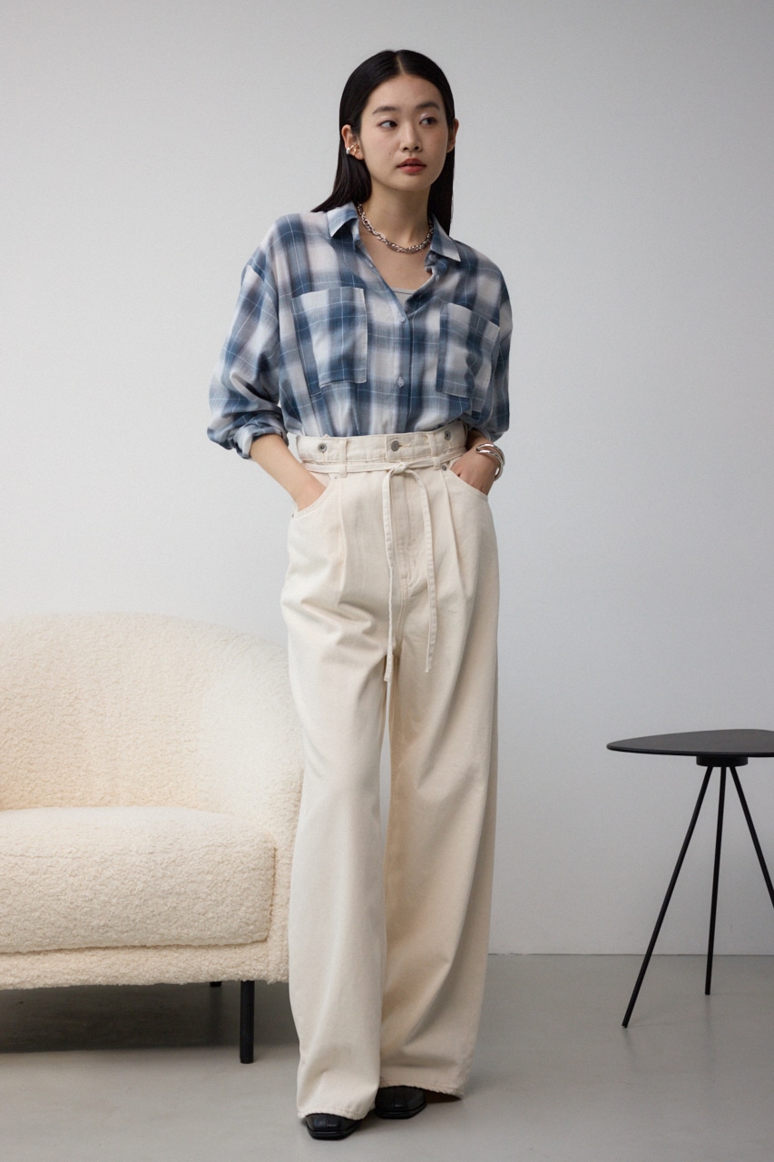 サスツキデニムワイドパンツ｜WOMEN｜250HAG11-205G｜AZUL BY MOUSSY