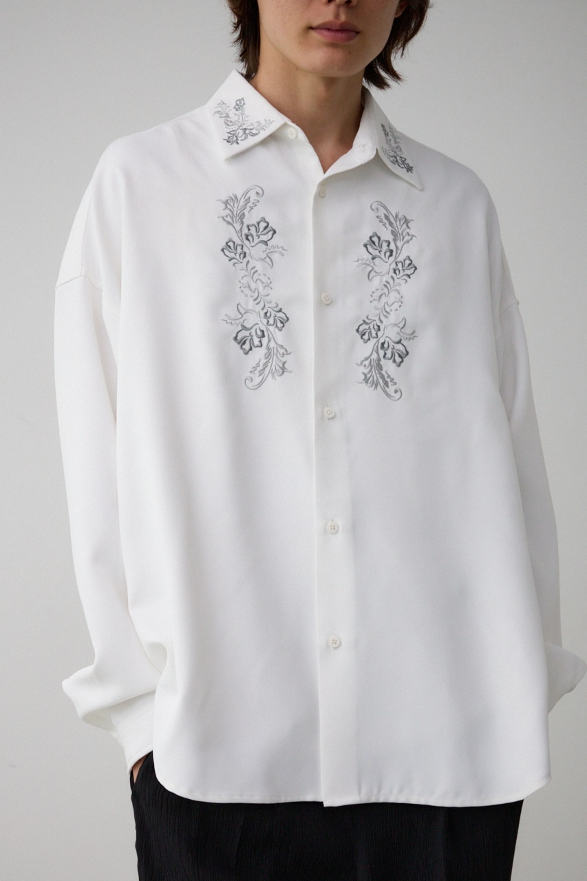 グラデーション刺繍長袖シャツ｜MEN｜251HAT30-080G｜AZUL BY MOUSSY