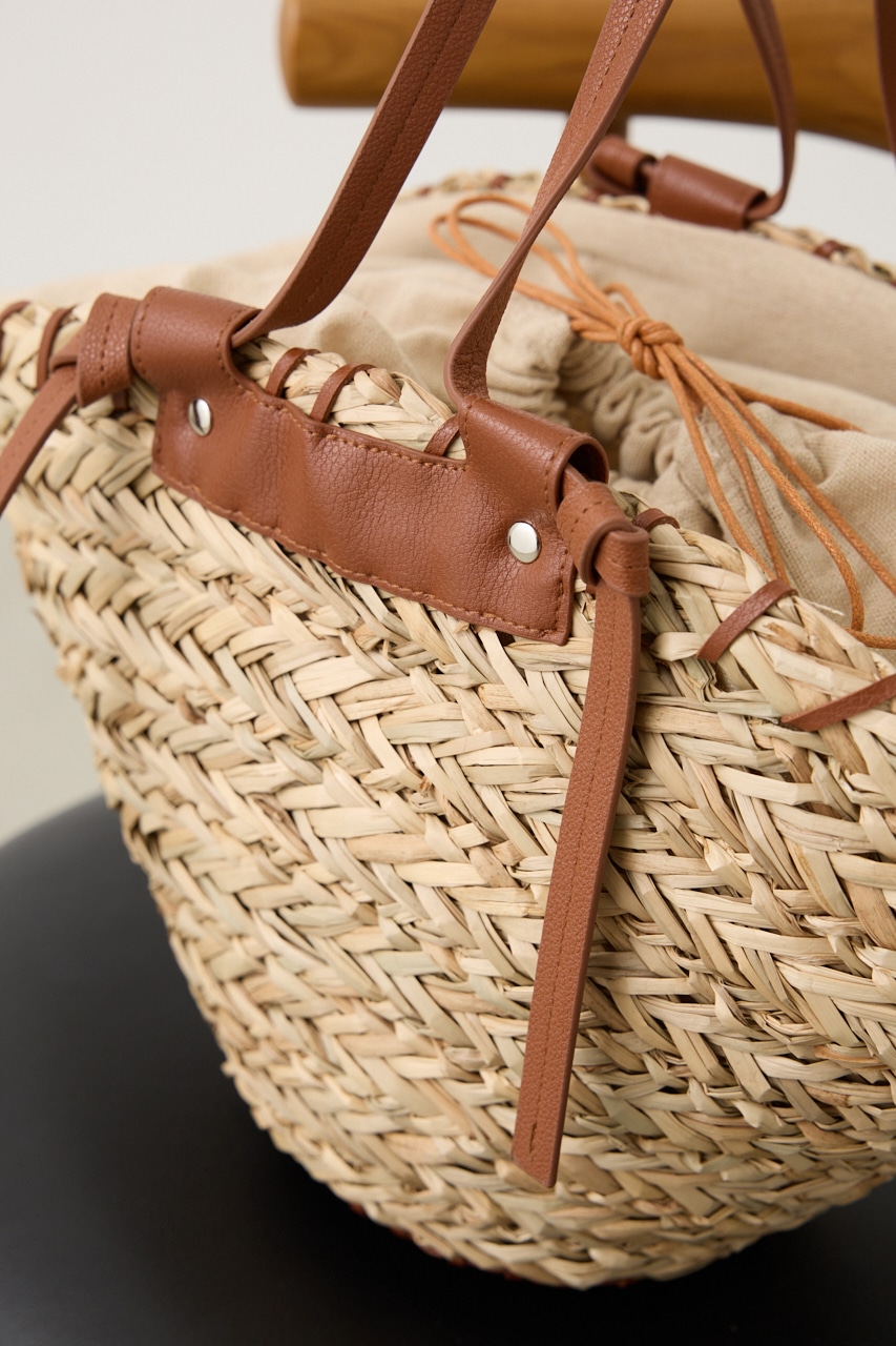 crie conforto】ポケ付かがり水草カゴバッグ｜WOMEN｜254HST55-092C